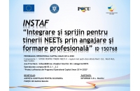 JOFM Bacau-Proiect INSTAF 150768 destinat tinerilor someri NEETs cu varsta cuprinsa intre 16 si 29 de ani 