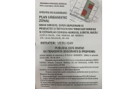 Intenție de elaborare Plan Urbanistic Zonal